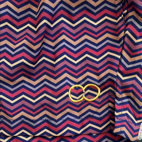 Men's 2eros Swim Trunks - multicolour Purple and Red - Picture 3 of 7